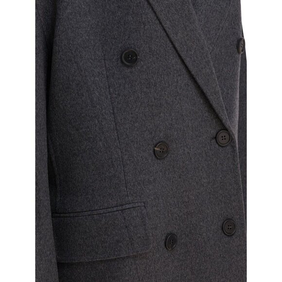 Prada Double-Breasted Wool And Cashmere Coat tag size 38 Women - Picture 4 of 4